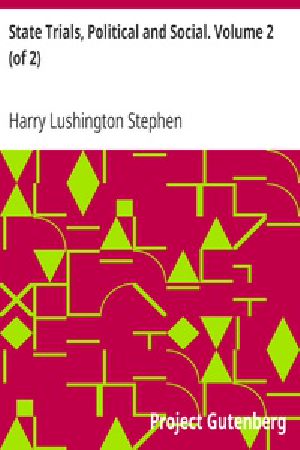 [Gutenberg 38088] • State Trials, Political and Social. Volume 2 (of 2)
